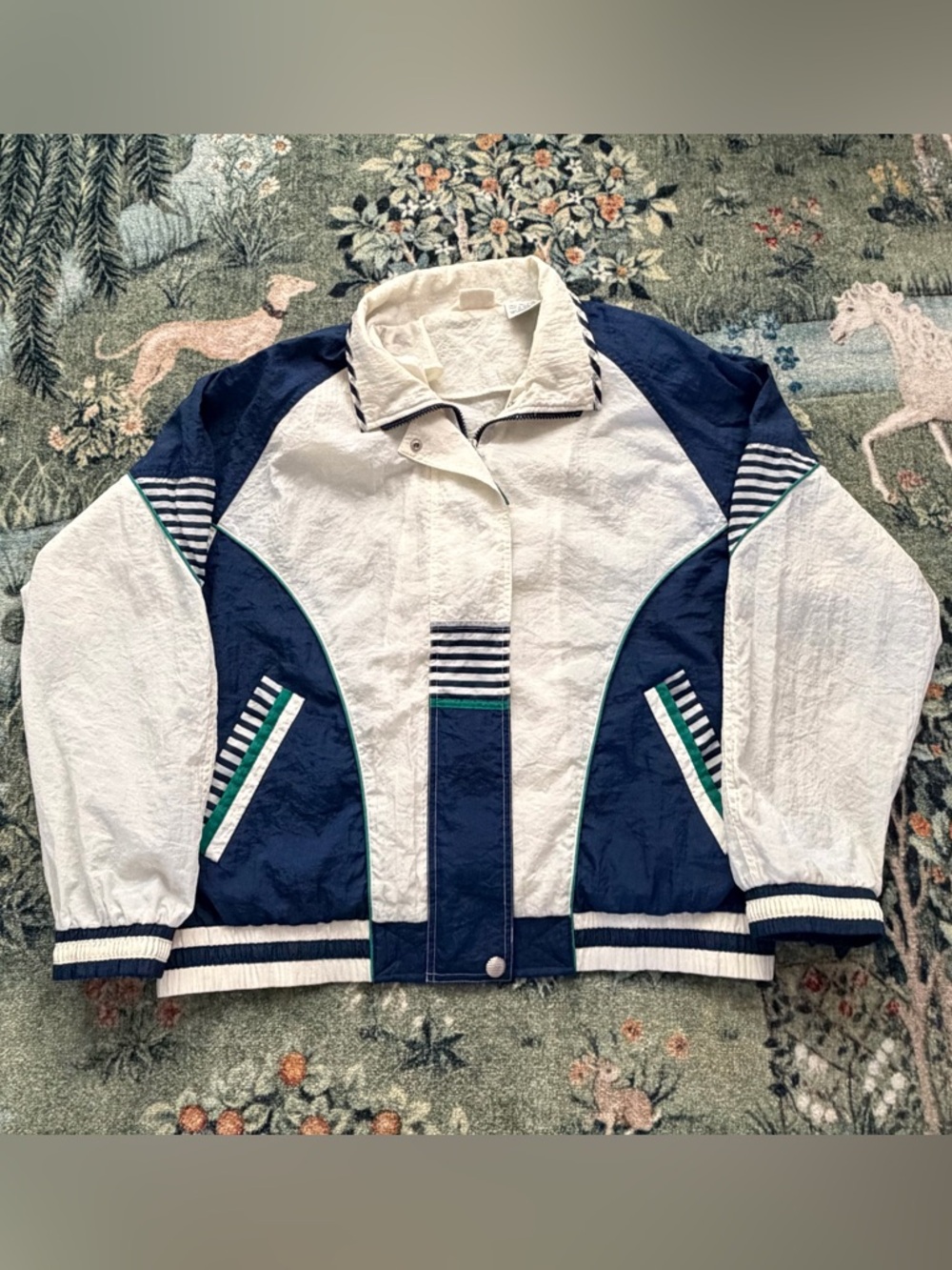 Vintage Men’s Medium Athletic Works Nylon Jacket